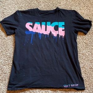Colorful sauce tshirt